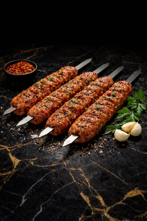 Brochettes Adana d’agneau