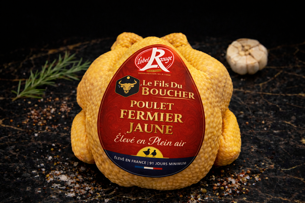 Poulet fermier entier LABEL rouge