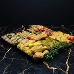 Brochette de poulet mariné