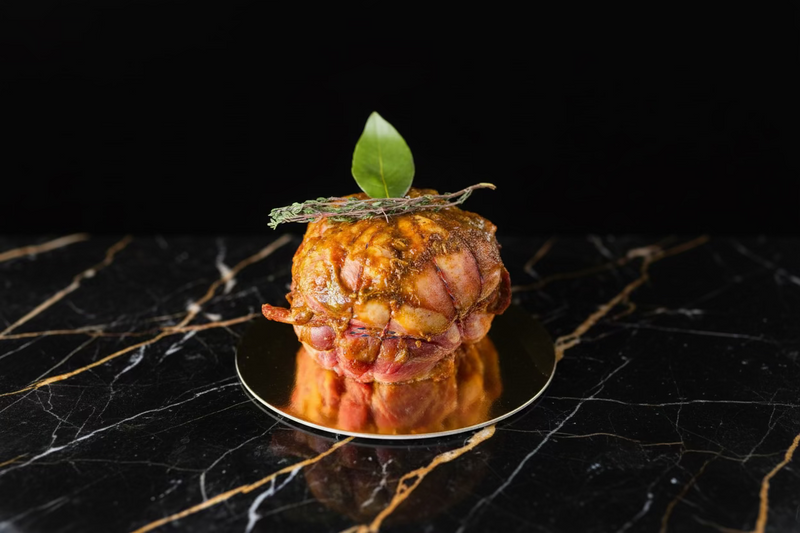 Melon d’agneau farcie ( agneau du Poitou charente)