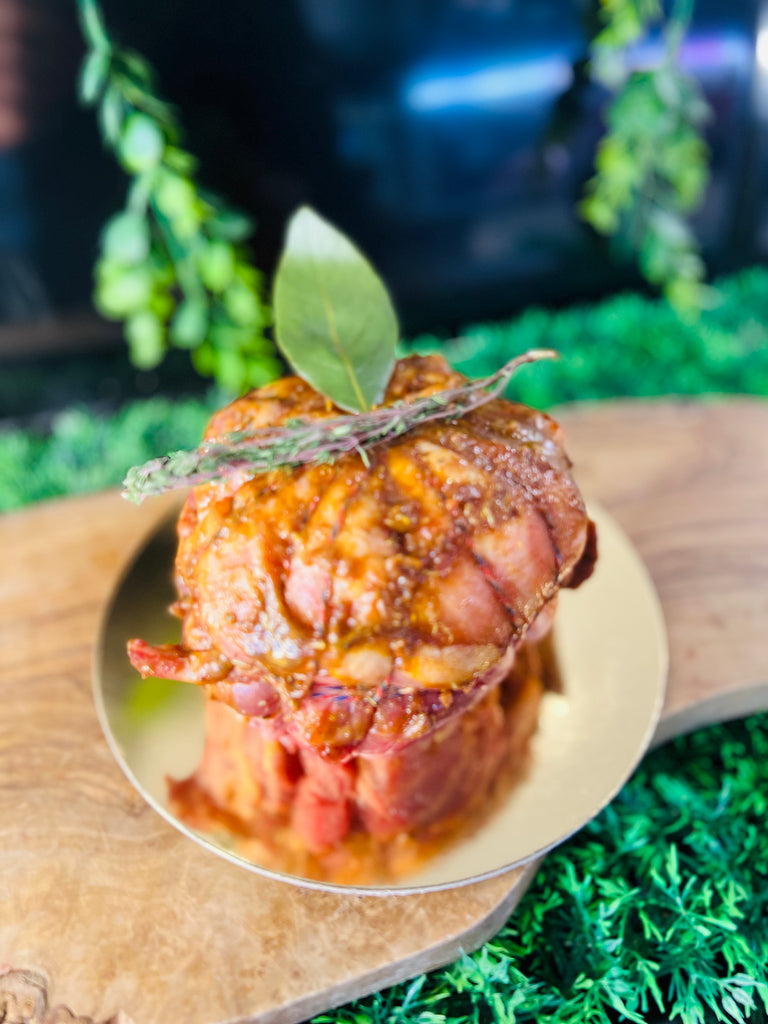 Melon d’agneau farcie ( Poitou Charente ou Label Rouge selon arrivage)