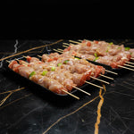 Brochette de poulet mariné